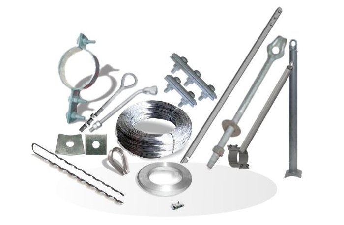 accesorios instalacion de retenida - KMV SAC