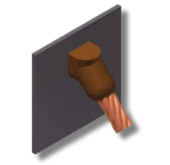 Molde de Grafito Tipo CS3 Tipo Estructura Thermoweld